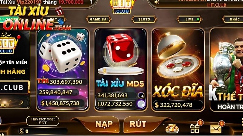 Cổng game Tài Xỉu Hitclub