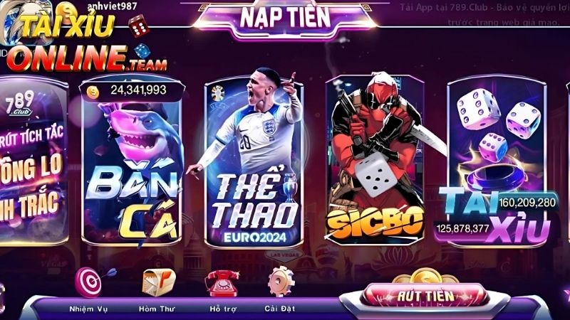 Cổng game tài xỉu 789club