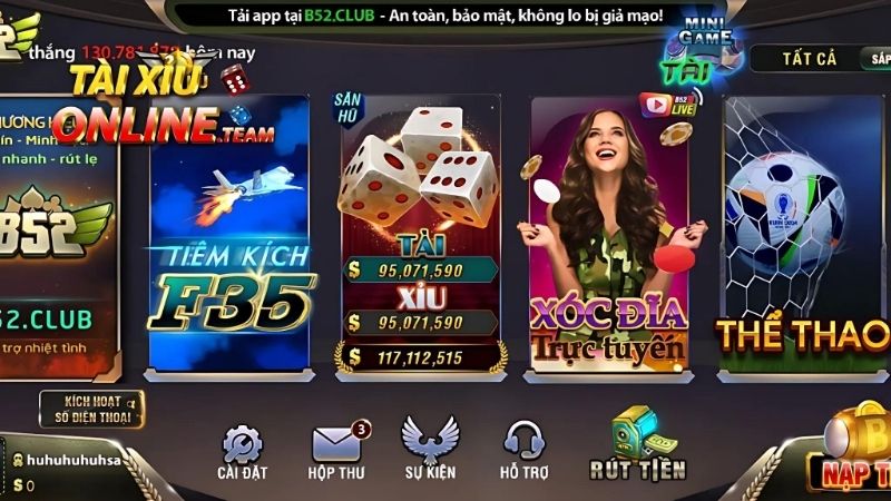 Cổng game tài xỉu B52