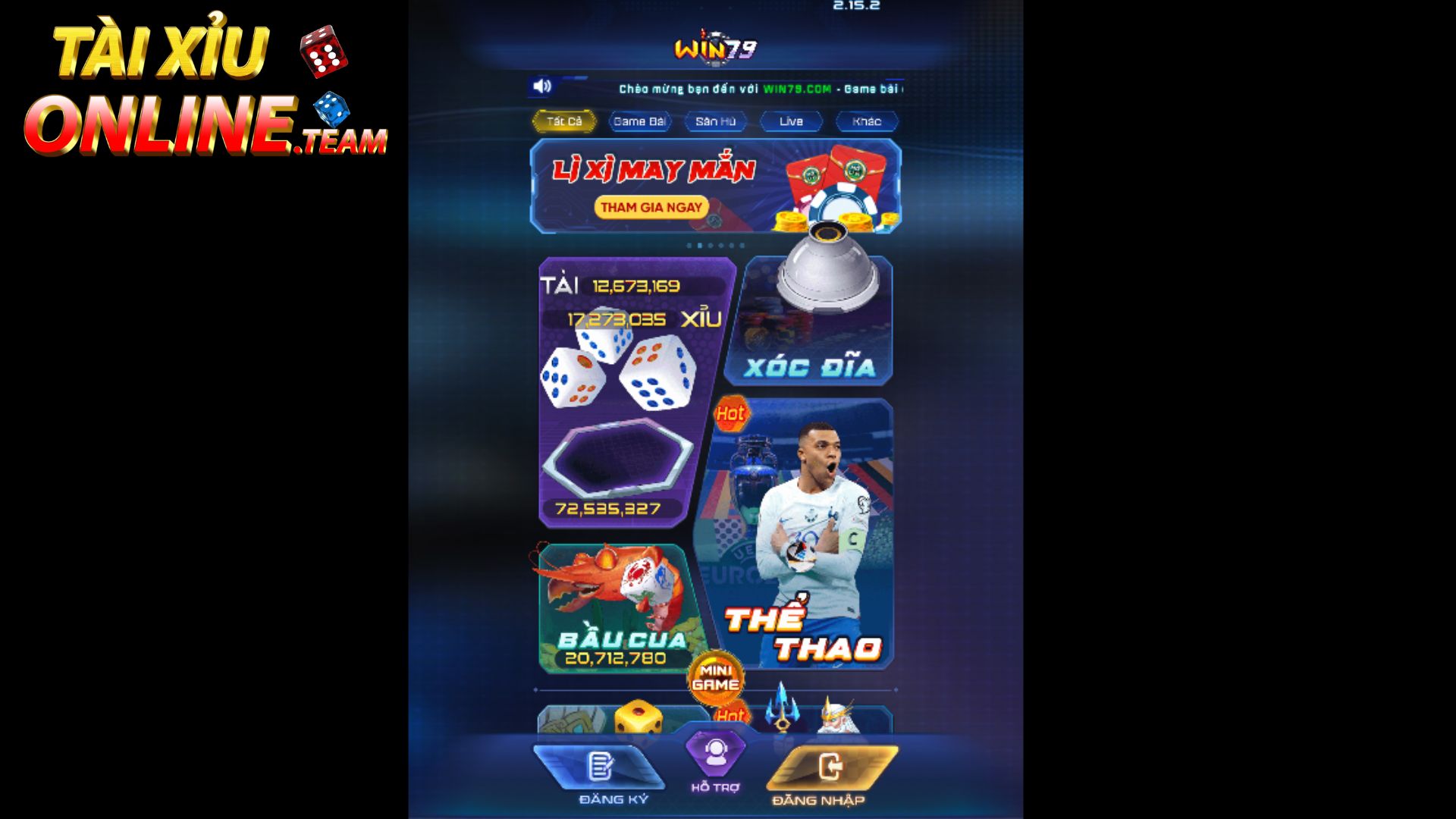 Cổng game tài xỉu win79