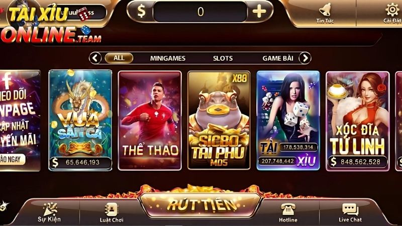 Cổng game tài xỉu zowin
