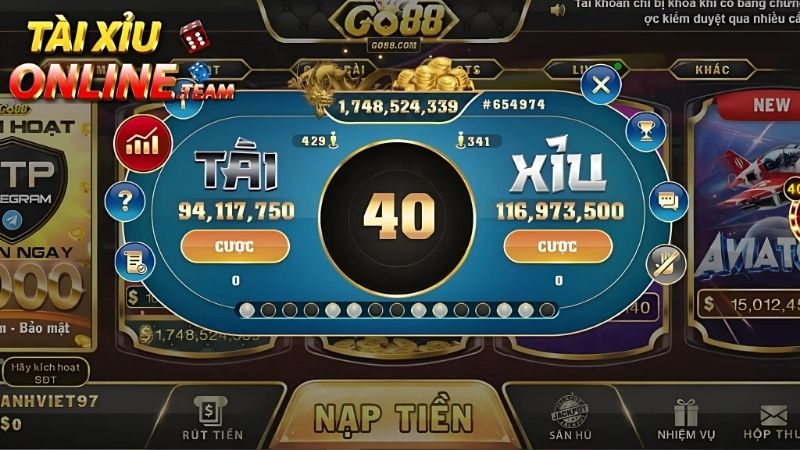 Cổng Game tài xỉu Go88