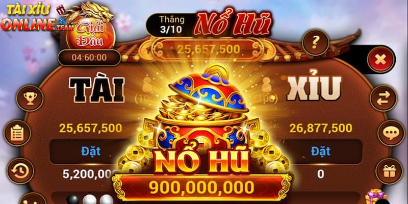 Cách tính tiền thưởng khi thắng nổ hũ tài xỉu online