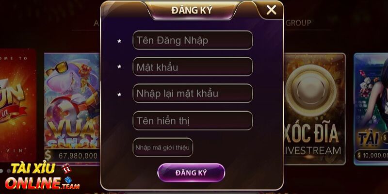 Hướng dẫn đăng ký tài khoản chơi tài xỉu online ICU