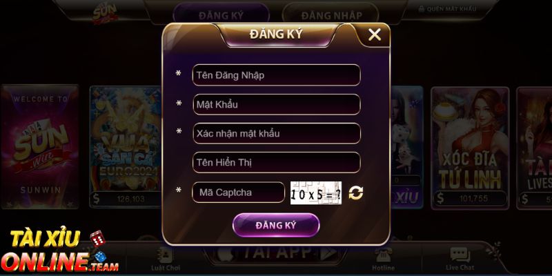 Hướng dẫn tạo tài khoản và chơi game tài xỉu online