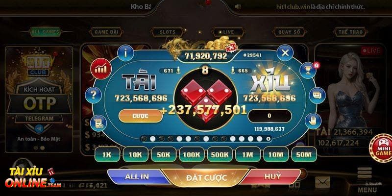 Tài Xỉu Trực Tuyến