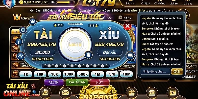 Taixiu 79: Tài Xỉu Siêu Cấp