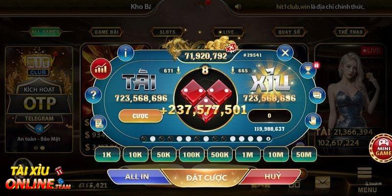 Tổng quan về tài xỉu online uy tín tutbn